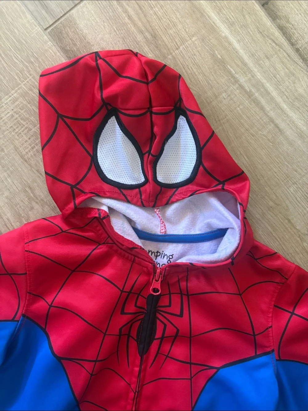 jumping beans Red and Blue Spider Hoodie Kids Costume